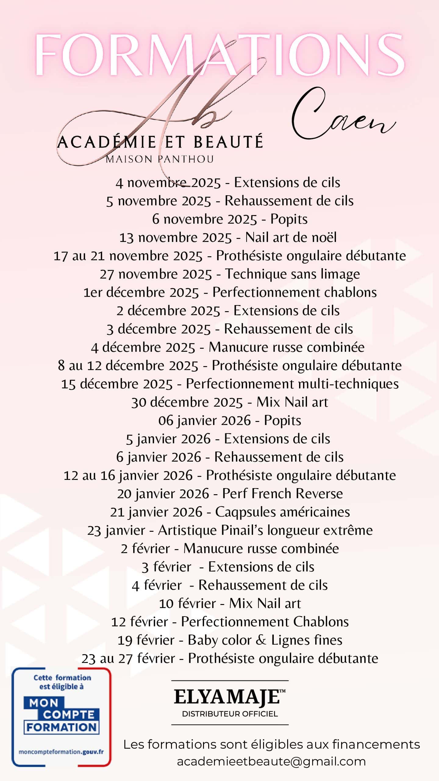 formation onglerie Caen
