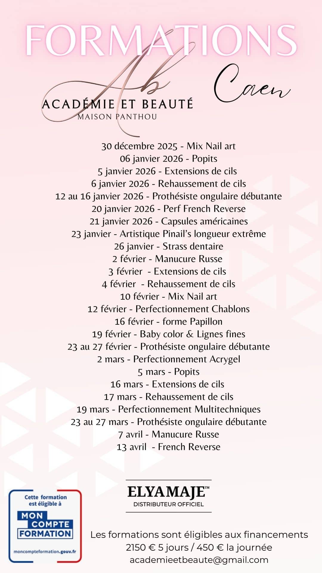 formation onglerie Caen